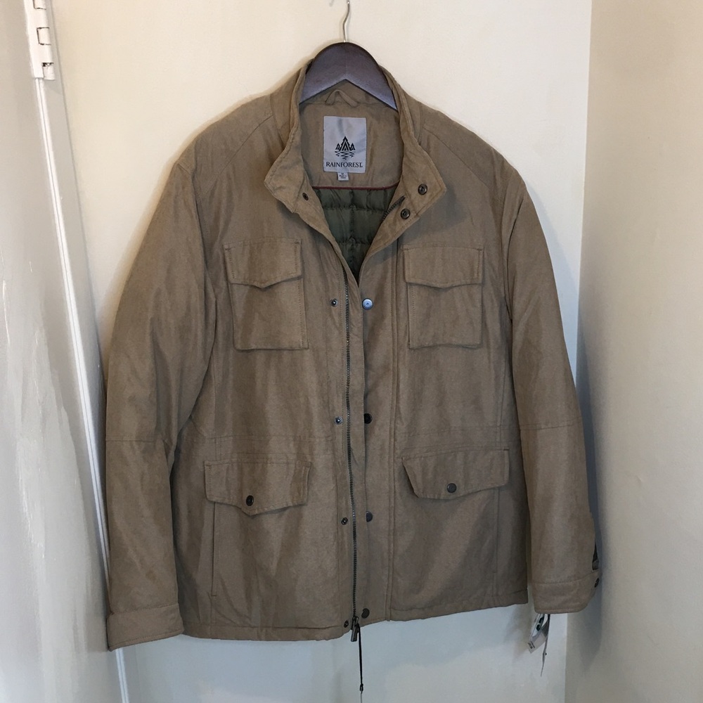 RAINFOREST Heritage Micro Oxford Military Jacket M